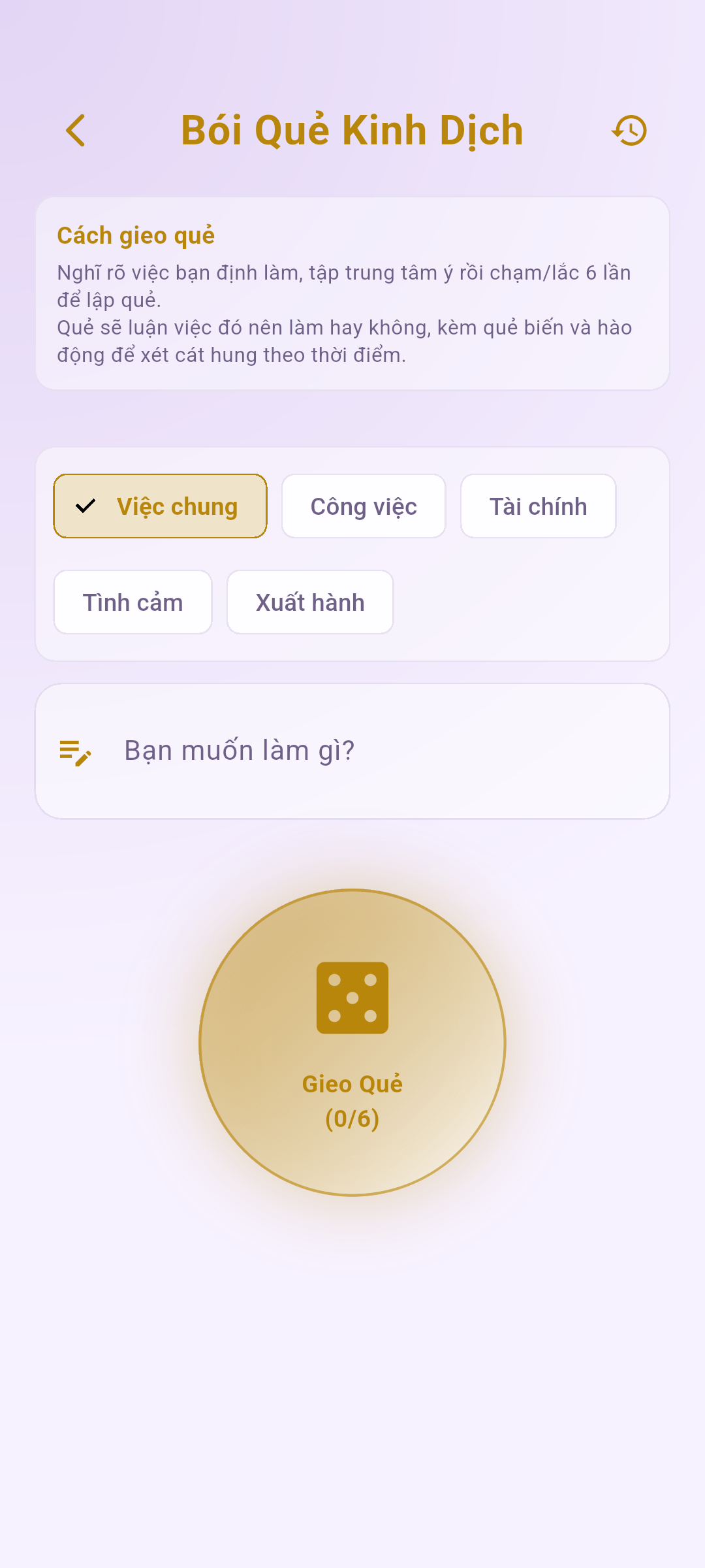 Gieo quẻ Kinh Dịch